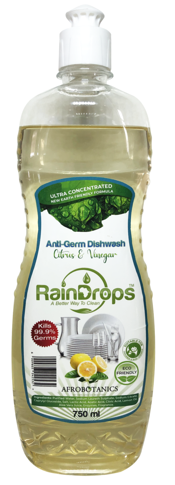 RAINDROPS GERM FREE DISHWASH